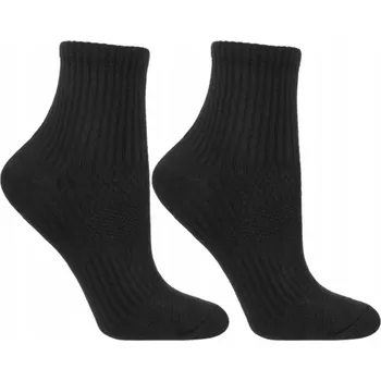 Dámské ponožky 3 páry černých sportovních ponožek unisex, prodyšné a elastické, velikost 35-38