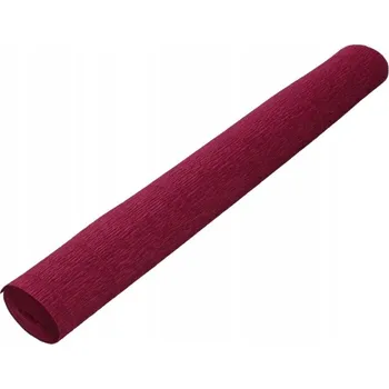 Obraz Dekorativní KREP Marskaný Umělecký 0,5x2m Barva BURGUNDSKÁ Krepový papír