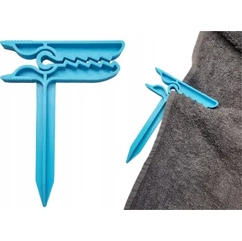 Držák na ručník XD3D Držák na ručník na pláž obdélníkový 16 x 10 cm