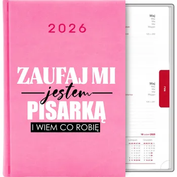 Kalendář Knižkový kalendář 2026 A5 růžový