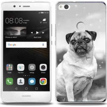 Pouzdro na mobilní telefon Gelový obal mmCase na mobil Huawei P9 Lite (2017) - mops