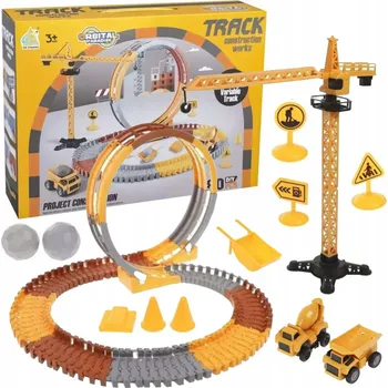 autodráha Závodní autodráha – stavebnice, dopravní značky, STAVEBNICE a autíčka