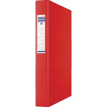 Kancelářský Organizér na Dokumenty ŠANON S Kroužky A4/2K/25mm Červený Donau