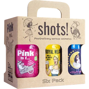 Sprchový gel Shots! Shots! sada: mini sprchový gel, 6x100 ml