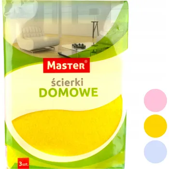 Utěrka Utěrka DOMÁCÍ Sada hadříků na čištění RŮZNÝCH POVRCHŮ 3 KUSY Master