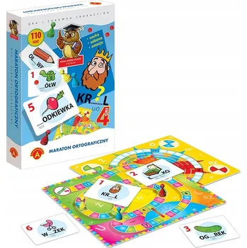 Desková hra Společenská hra Chytrá Sova – Ortografický Maraton Alexander