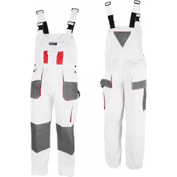 Pracovní obuv Kalhoty ochranné montérky velikost S/48, bílá, gramáž 190g/m2 DEDRA BH4SO-S