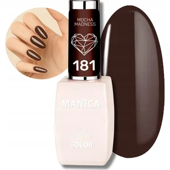 Přípravek na nehty Manica Hybridní lak na nehty LED/UV 10ml - Mocha Madness - 181