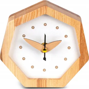 Hodiny Stolní hodiny PROMI DESIGN hnědé 12 cm