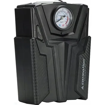 Kompresor Vzduchový kompresor DC 12V, 150 PSI, s analogovým manometrem, 4 adaptéry