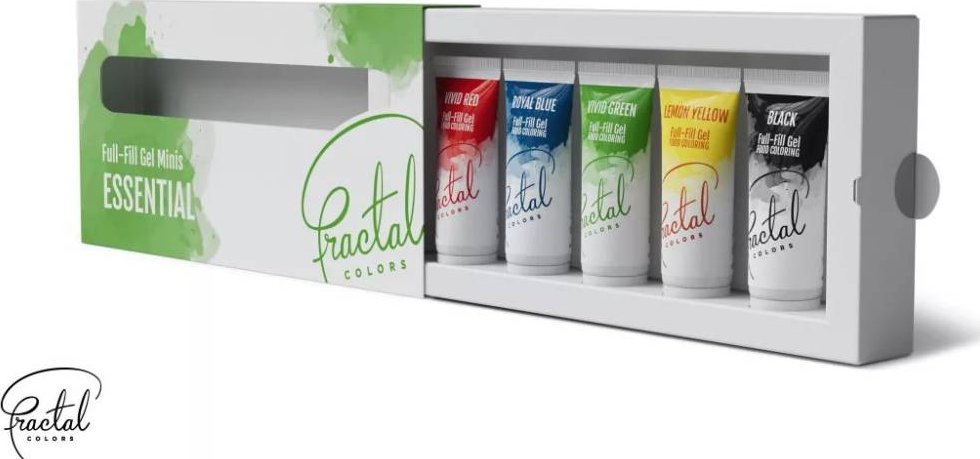 Fractal Colors Colors Sada gelových barev Fractal Colors (5 x 12 g)