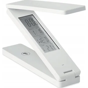 Lampička Skládací stolní lampička s 18 LED diodami a meteostanicí