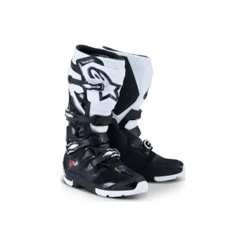 Moto obuv Enduro Boty Alpinestars Tech 7 Boots Black/White 2026, Velikost EU 40,5 / US 7