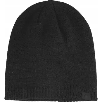 Čepice 4F zimní čepice beanie černá, univerzální velikost