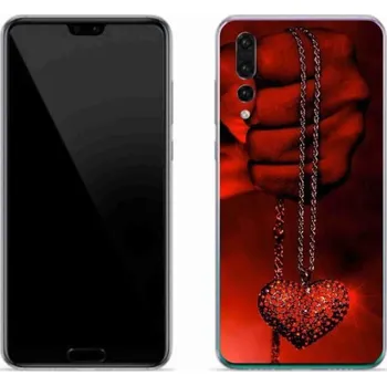 Pouzdro na mobilní telefon Gelový kryt mmCase na mobil Huawei P20 Pro - náhrdelník