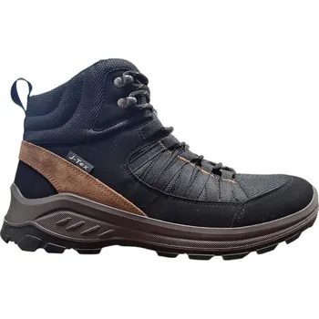 Pánská zimní obuv Jacalu A2828z61 Pánské zimní kotníkové boty černé 45