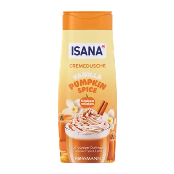 Sprchový gel ISANA Krémový sprchový gel Vanilka a dýně 300 ml