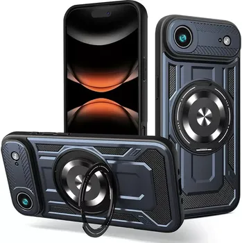 Pouzdro na mobilní telefon Kryt iPhone 17 Air, RuggedCam, modrý