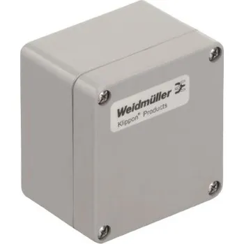 Rozvaděč Skříň, řada: Klippon POK IP66 barva Šedá Polyester vyztužený skleněnými vlákny 80 x 75 x 55mm