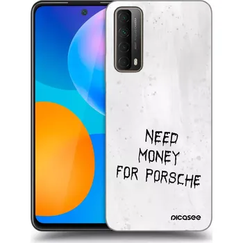 Pouzdro na mobilní telefon Picasee silikonový černý obal pro Huawei P Smart 2021 - White Fuel