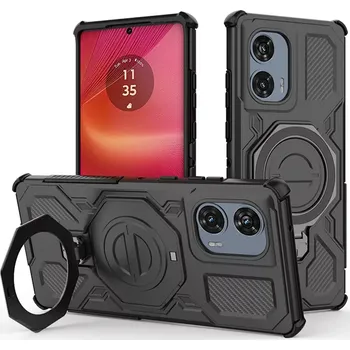 Pouzdro na mobilní telefon Kryt Motorola EDGE 50 Fusion, Carbon Shield PRO, černý