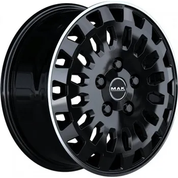Alu kolo MAK Alu kola Mak Overland 6.5X16 6X120 ET51 Gloss Black Mirror Ring 74.5