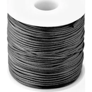 Materiál na výrobu šperku EU Saténová šňůrka 1mm černá