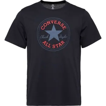 Pánská móda Pánské tričko Converse CHUCK PATCH TEE M Černá, Bílá, Červená