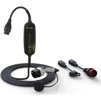 Elektromobilita Přenosný Wallbox EcoVolter II PRO Basic Wifi (Typ 2 - 3x16A / 11kW), délka 6,5 m - Ne