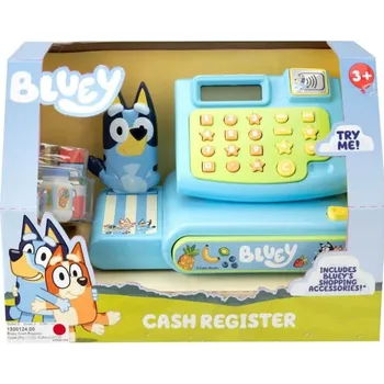 Hra na obchod Dětská pokladna Bluey s doplňky