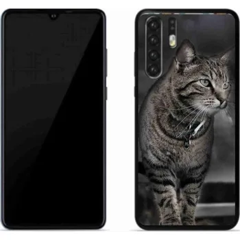 Pouzdro na mobilní telefon Gelový kryt mmCase na mobil Huawei P30 Pro - kočka