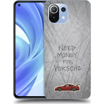 Pouzdro na mobilní telefon Picasee silikonový průhledný obal pro Xiaomi Mi 11 Lite - Garage Scratch