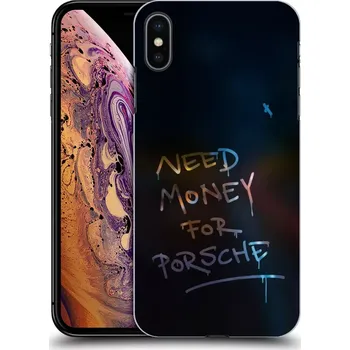 Pouzdro na mobilní telefon Picasee silikonový černý obal pro Apple iPhone XS Max - Neon Nights
