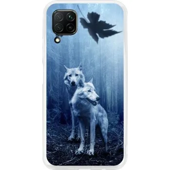 Pouzdro na mobilní telefon Gelový kryt mmCase na mobil Huawei P40 Lite - vlci v lese