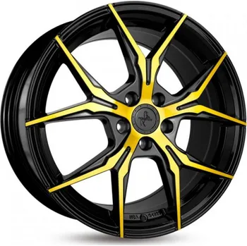 Alu kolo KESKIN Alu Kola Keskin Kt19N 8.5X19 5X112 ET45 Black Front Gold 72.6