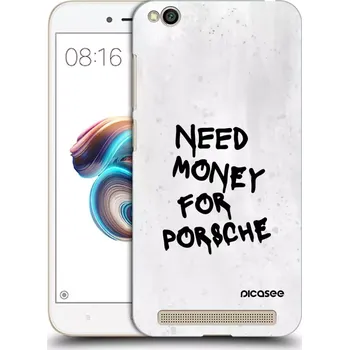 Pouzdro na mobilní telefon Picasee silikonový černý obal pro Xiaomi Redmi 5A - White Dollar