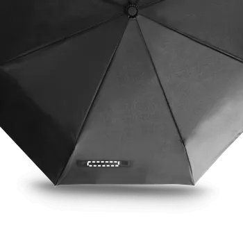 Deštník JACOBS. 190T pongee skládací deštník s automatickým otevíráním 1 páska, 80 x 10 Transfer, 1 barva