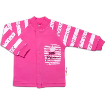 Baby Nellys Bavlněná košilka Sweet Little Princess, růžová Velikost: 50 (0-1m)