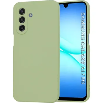 Pouzdro na mobilní telefon Kryt Samsung Galaxy A17 4G/5G Techsuit SoftFlex - matcha