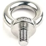 Nerezové závěsné oko se šroubem DIN 580, Nerez A4M12 340