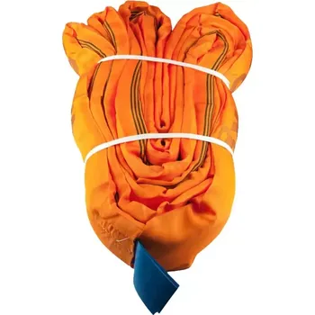 Upínací popruh Kruhová smyčka 15 000 kg, Nekonečná smyčka, Oranžová, Certifikovaná, RS8 m/obvod 16 m 110 mm 2025