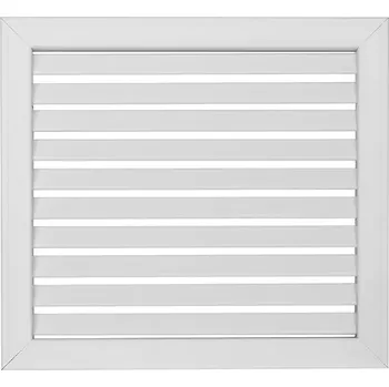 Větrací mřížka 6619 Plastová mřížka s pevnou horizontální žaluzií 303 x 602 mm, bílá DALAP GPH 300x216