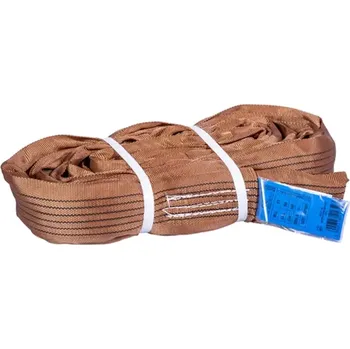 Upínací popruh Kruhová smyčka 6000 kg, Nekonečná smyčka, Hnědá, Certifikovaná, RS1,5 m/obvod 3 m 85 mm 2024