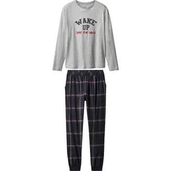 Dámské pyžamo esmara® Dámské pyžamo (šedá / navy modrá, M(40/42))