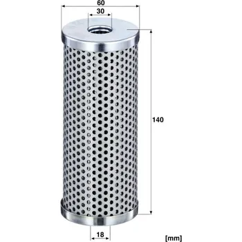 Hydraulický filtr Filtr, pracovní hydraulika MANN-FILTER H 6008