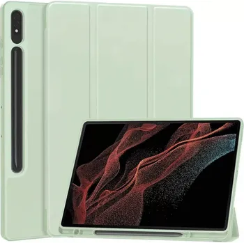 Pouzdro na mobilní telefon Pouzdro pro tablet Samsung Galaxy Tab S8 Ultra, Flex Trifold, matcha green