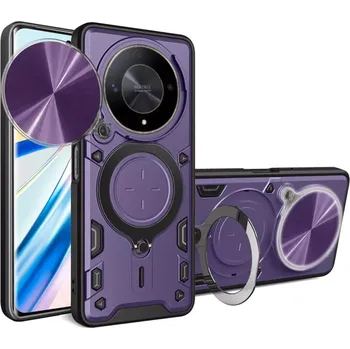 Pouzdro na mobilní telefon Kryt Honor Magic 6 lite Techsuit CamGuard Pro - fialový