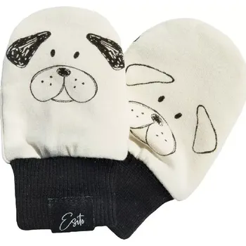 Rukavice ESITO | Dětské rukavice Tlapka - smetanová / 56