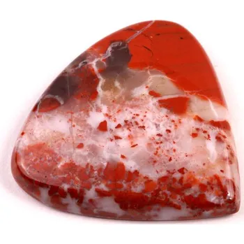 Drahý kámen Kabošon Red Jaspis č.3134 (33x34x6mm)