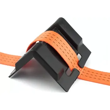 Upínací popruh Ochranný roh plastový XLXL 90 x 90 mm Černá